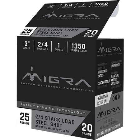 Migra 20 Gauge Combinational #2 / 4 1 oz 3 in 25/Box