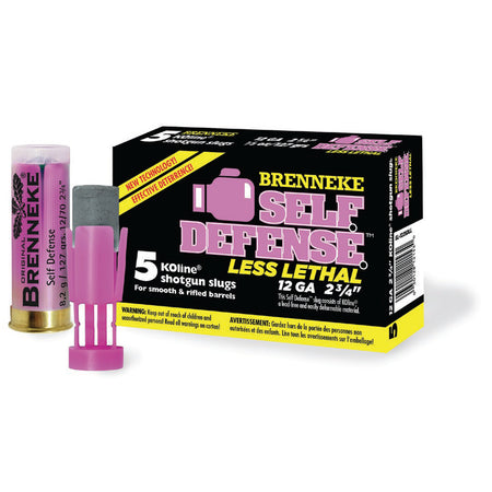 Brenneke 12 Gauge Self Defense Less Lethal Sabot Hunting Sabot Slug Slug 1/3 oz 2.75 in 5/Box [Item 5896]