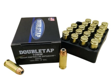 DoubleTap 10mm Auto Controlled Expansion Jacketed Hollow Point 180 Grain 20/Box