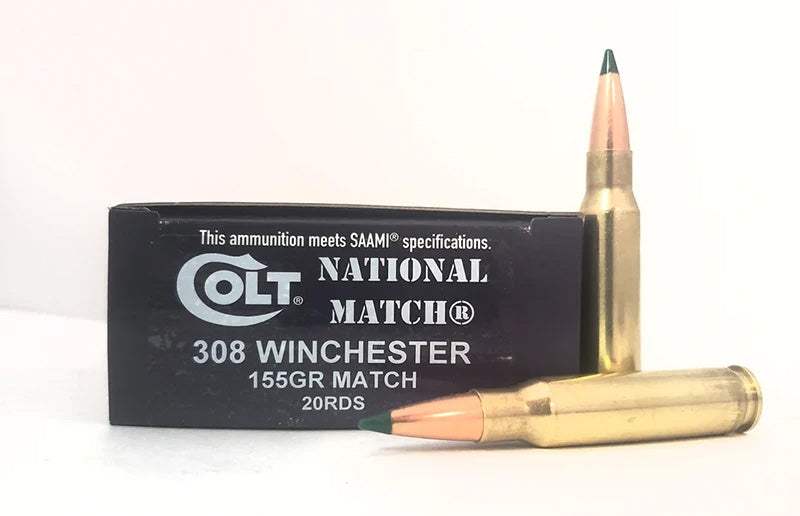 DoubleTap .308 Win / 7.62x51mm Colt National Match Sierra Tipped MatchKing 155 Grain 20/Box
