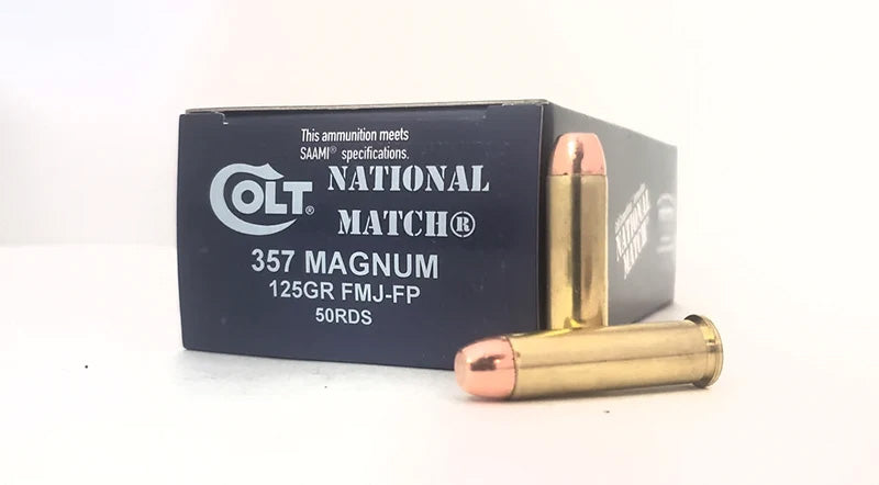 DoubleTap .357 Magnum Colt National Match Full Metal Jacket Flat Point 125 Grain 50/Box