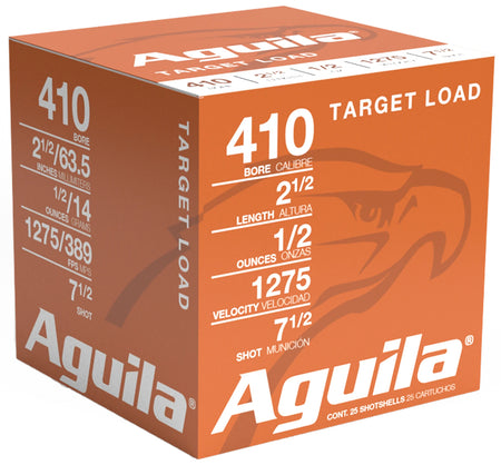 Aguila .410 Bore Sub-Gauge High Velocity #7.5 1/2 oz 2.5 in 500/Box