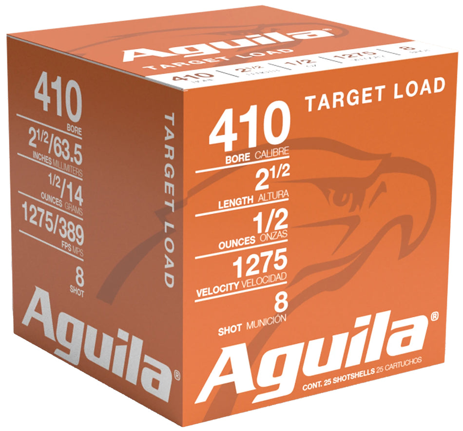Aguila .410 Bore Sub-Gauge High Velocity #8 1/2 oz 2.5 in 500/Box