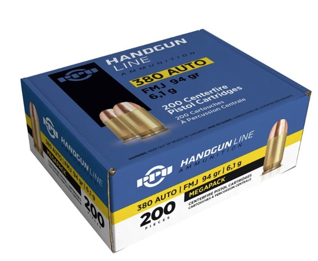 Prvi Partizan .380 ACP/Auto  Full Metal Jacket 94 Grain 200/Box