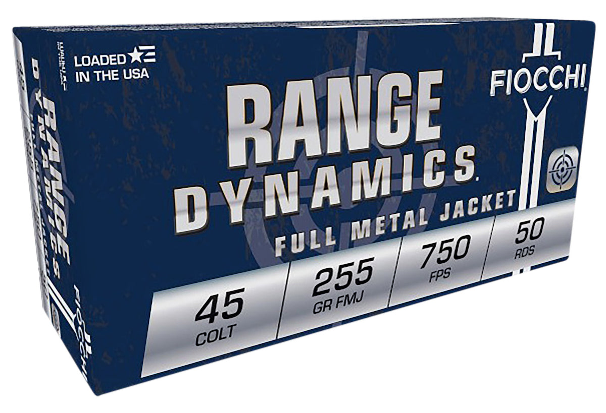 Fiocchi .45 Long Colt Range Dynamics Complete Metal Jacket 225 Grain 50/Box