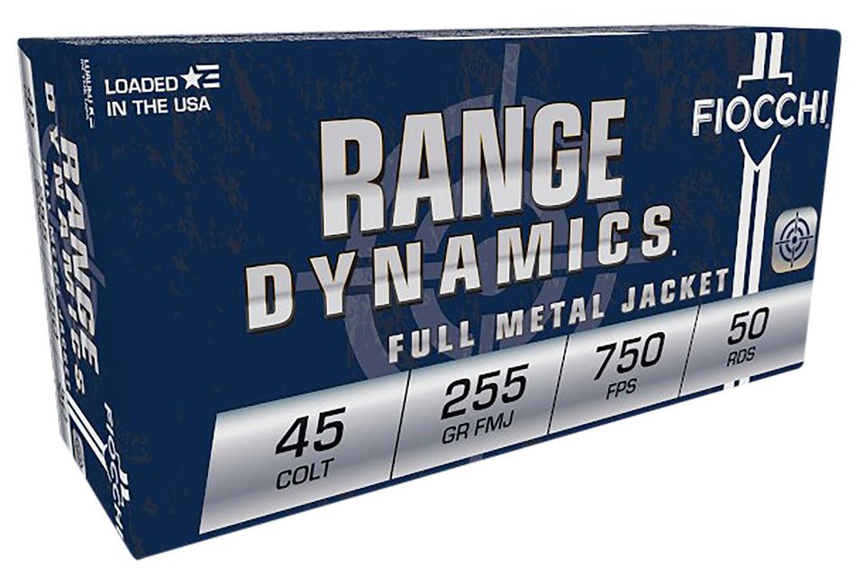 Fiocchi .45 Long Colt Range Dynamics Complete Metal Jacket 225 Grain 50/Box