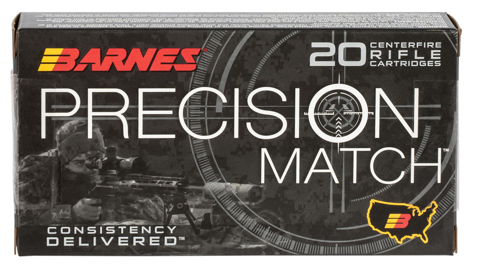 Barnes 6mm Creedmoor Precision Match Open Tip Match Boat Tail 112 Grain 20/Box [Item 2047]