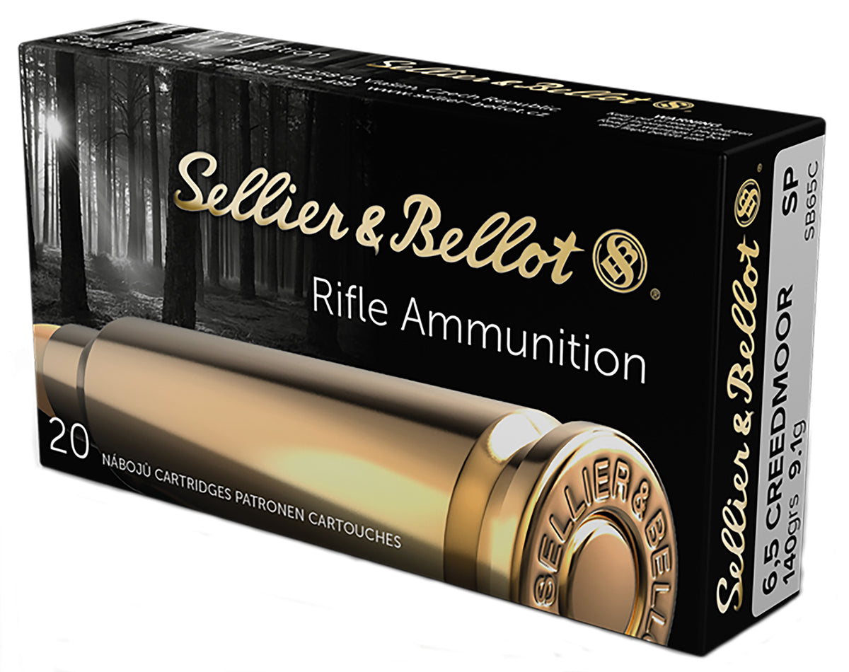 Sellier and Bellot 6.5mm Creedmoor Rifle Soft Point 140 Grain 20/Box