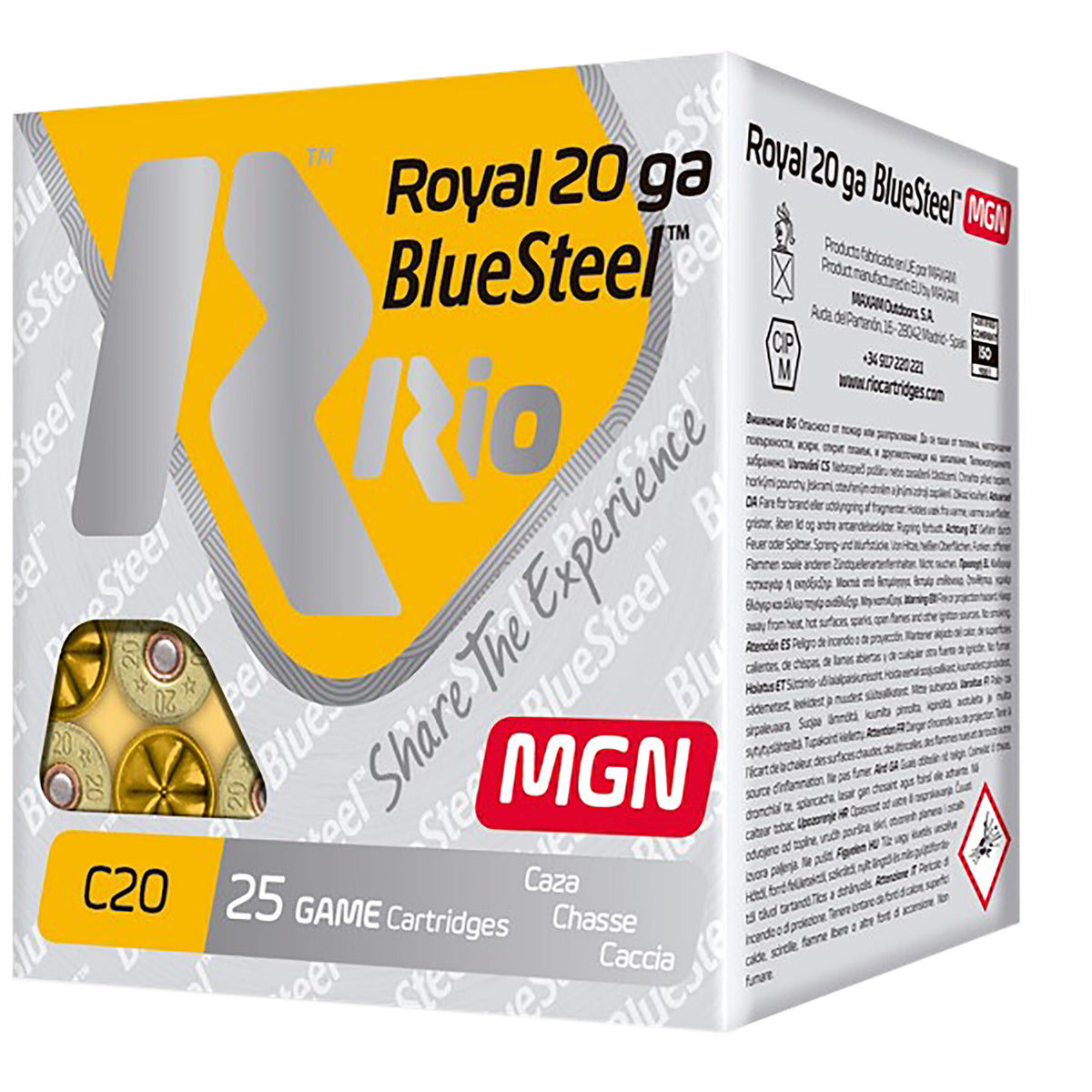 Rio Ammunition 20 Gauge Royal BlueSteel Magnum #2 1 oz 3 in 25/Box [Item 4458]