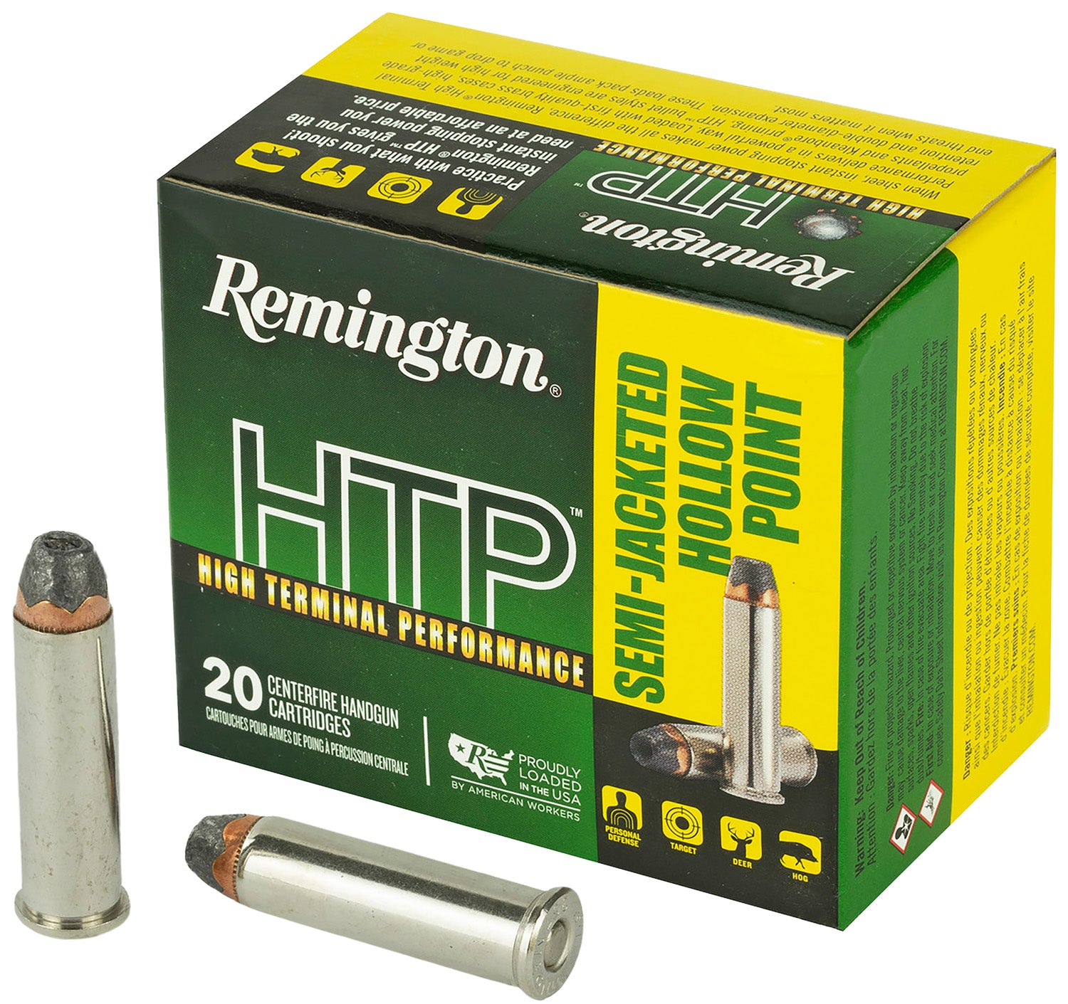 Remington .357 Magnum HTP Semi Jacketed Hollow Point 158 Grain 20/Box