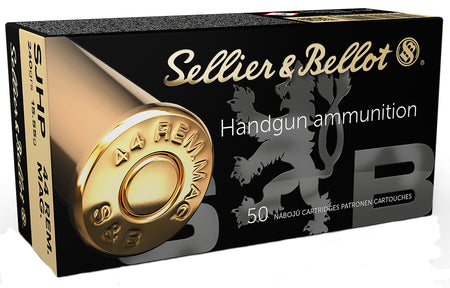 Sellier and Bellot .44 Magnum Handgun Semi Jacketed Hollow Point 240 Grain 50/Box