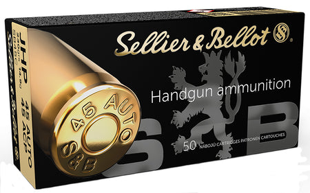Sellier and Bellot .45 ACP/Auto Handgun Jacketed Hollow Point 230 Grain 50/Box