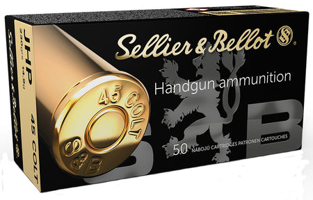 Sellier and Bellot .45 Long Colt Handgun Jacketed Hollow Point 230 Grain 50/Box