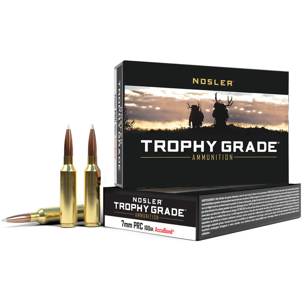 Nosler 7mm PRC  Accubond 160 Grain 20/Box