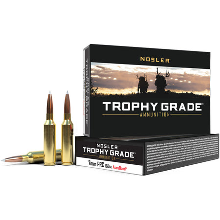 Nosler 7mm PRC  Accubond 160 Grain 20/Box