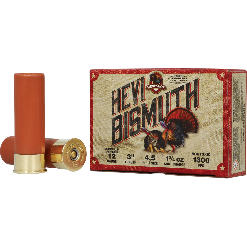 HEVI-Shot 12 Gauge  #4 / 5 1-3/4 oz 3 in 5/Box