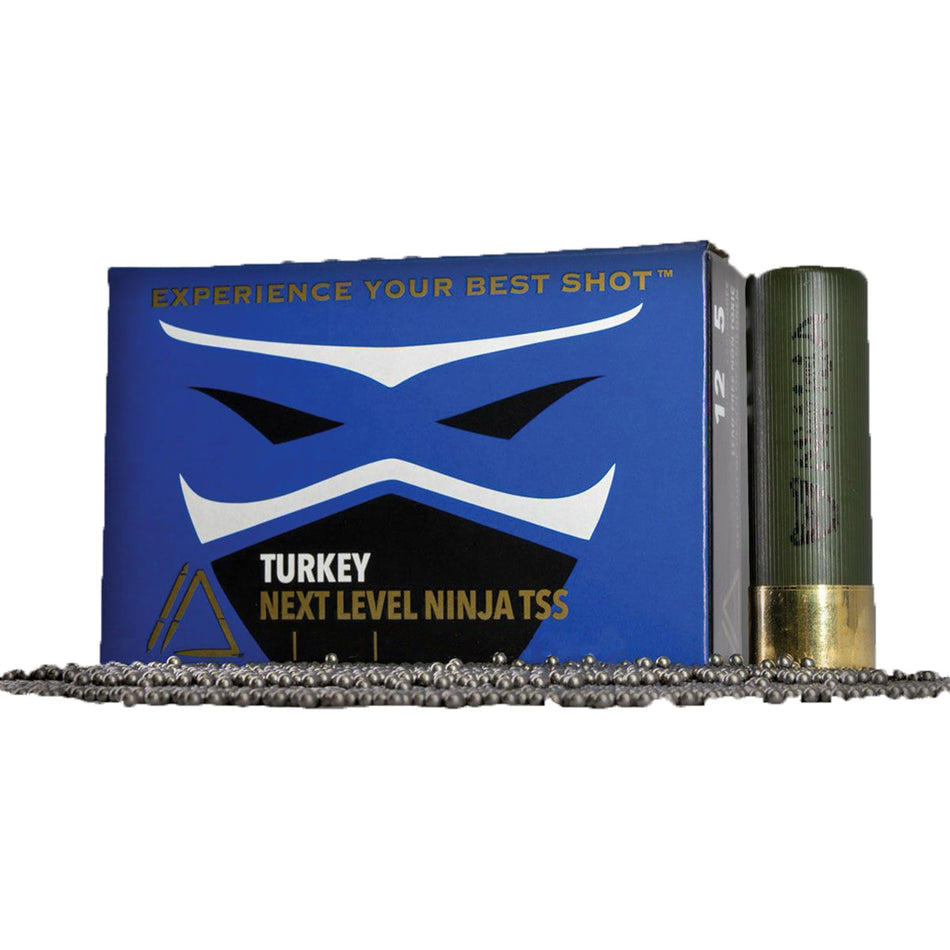 Apex Turkey TSS Ninja Next Level Shotgun Ammo 12 ga. 3.5 in. 2-1/2 oz. #8.5/9.5 Shot 5 rd.