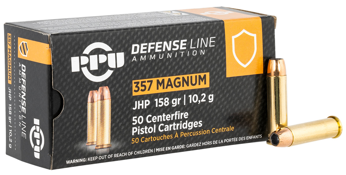 Prvi Partizan .357 Magnum Defense Jacketed Hollow Point 158 Grain 50/Box