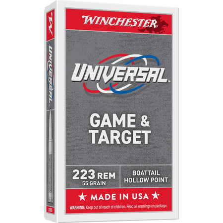 Winchester .223 Remington UNIVERSAL Full Metal Jacket 55 Grain 20/Box