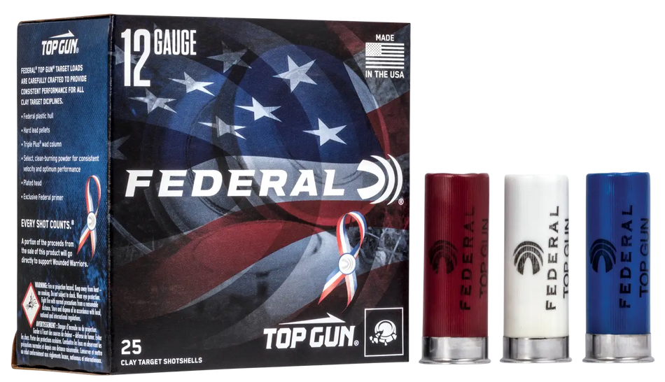 FEDERAL 12GA 2 3/4" 1 1/8OZ 8 USA 250TH 25RD/BX 10 BX/CS