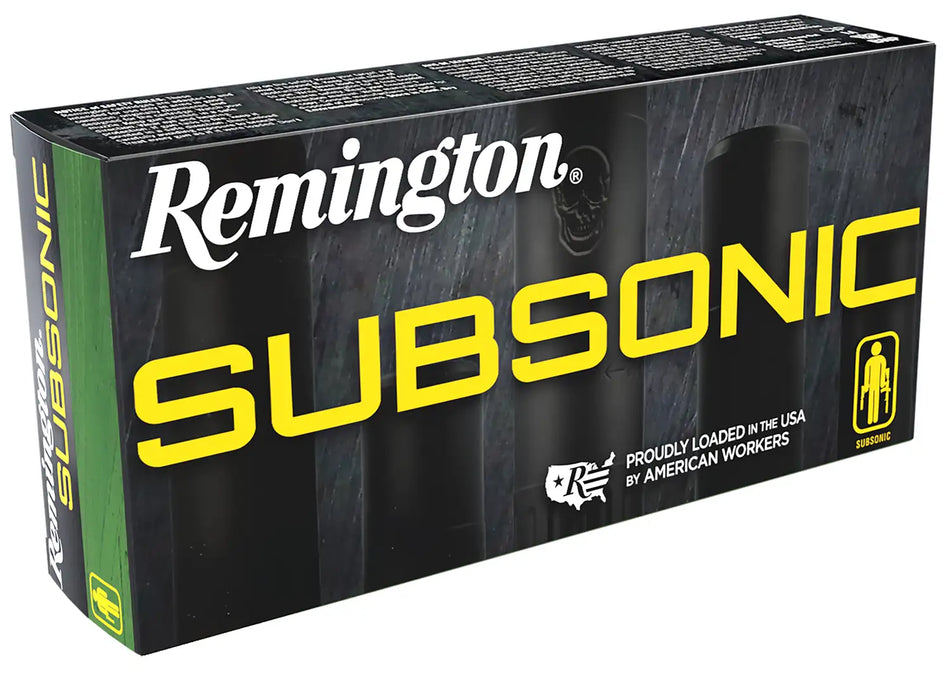 REMINGTON S308W1 308 WIN SUBSONIC 190 GR BHP 20RD/BX 10BX/CS