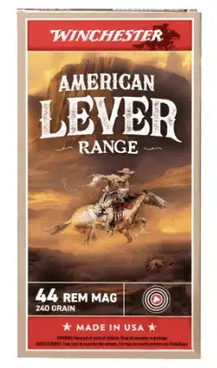 WINCHESTER 44 REM MAG JSP AMERICAN LEVER MAWI 240 GR 50RD/BX 10BX/CS