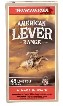 WINCHESTER 45 LC LEAD AMERICAN LEVER MAWI 250 GR 50RD/BX 10BX/CS