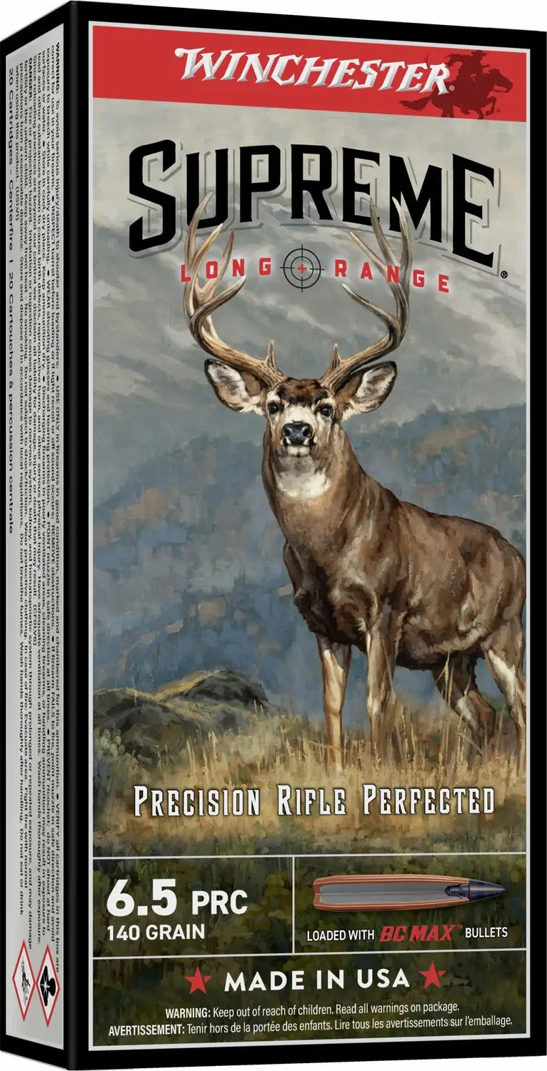 WINCHESTER 6.5 PRC 140 GR BC MAX 20RD/BX 10BX/CS