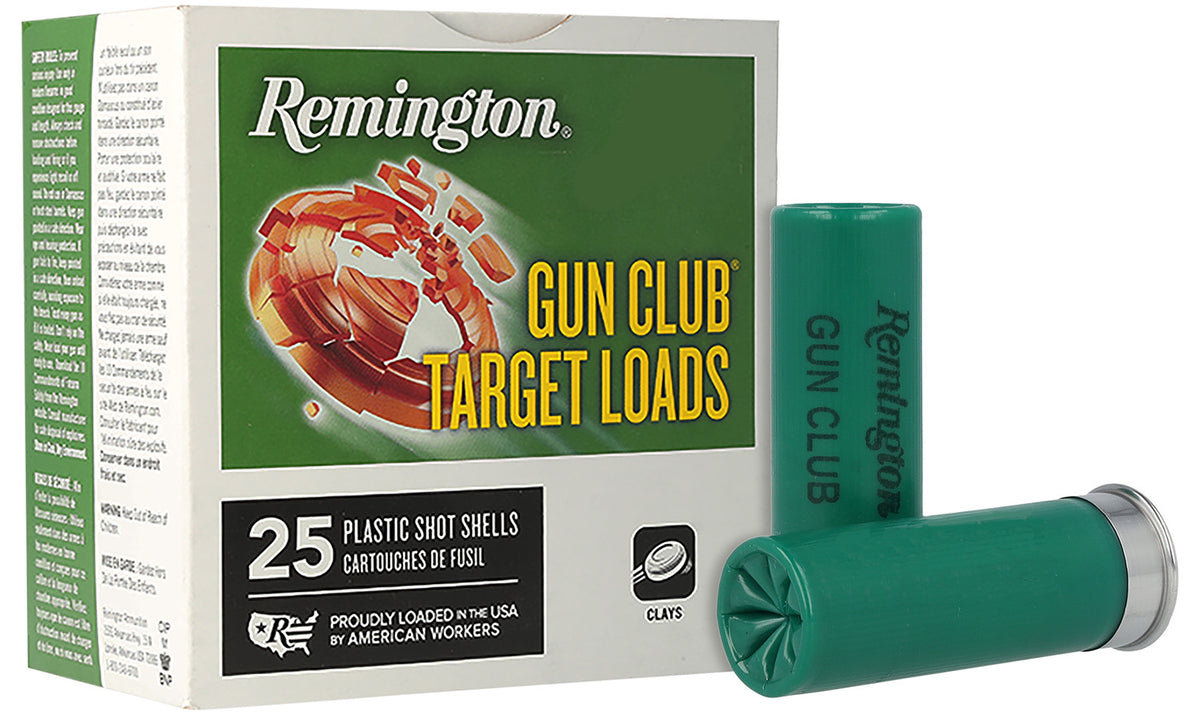 Remington 12 Gauge Gun Club Target Loads #7.5 1-1/8 oz 2.75 in 25/Box [Item 4449]