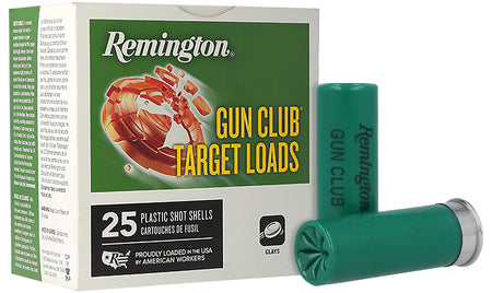 Remington 12 Gauge Gun Club Target Loads #7.5 1-1/8 oz 2.75 in 25/Box [Item 4449]
