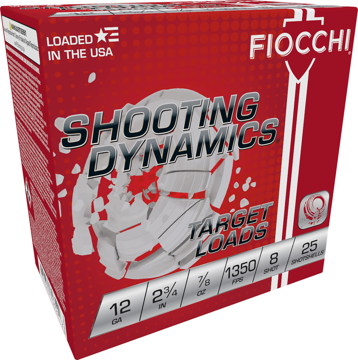 Fiocchi 12 Gauge Shooting Dynamics #8 7/8 oz 2.75 in 25/Box