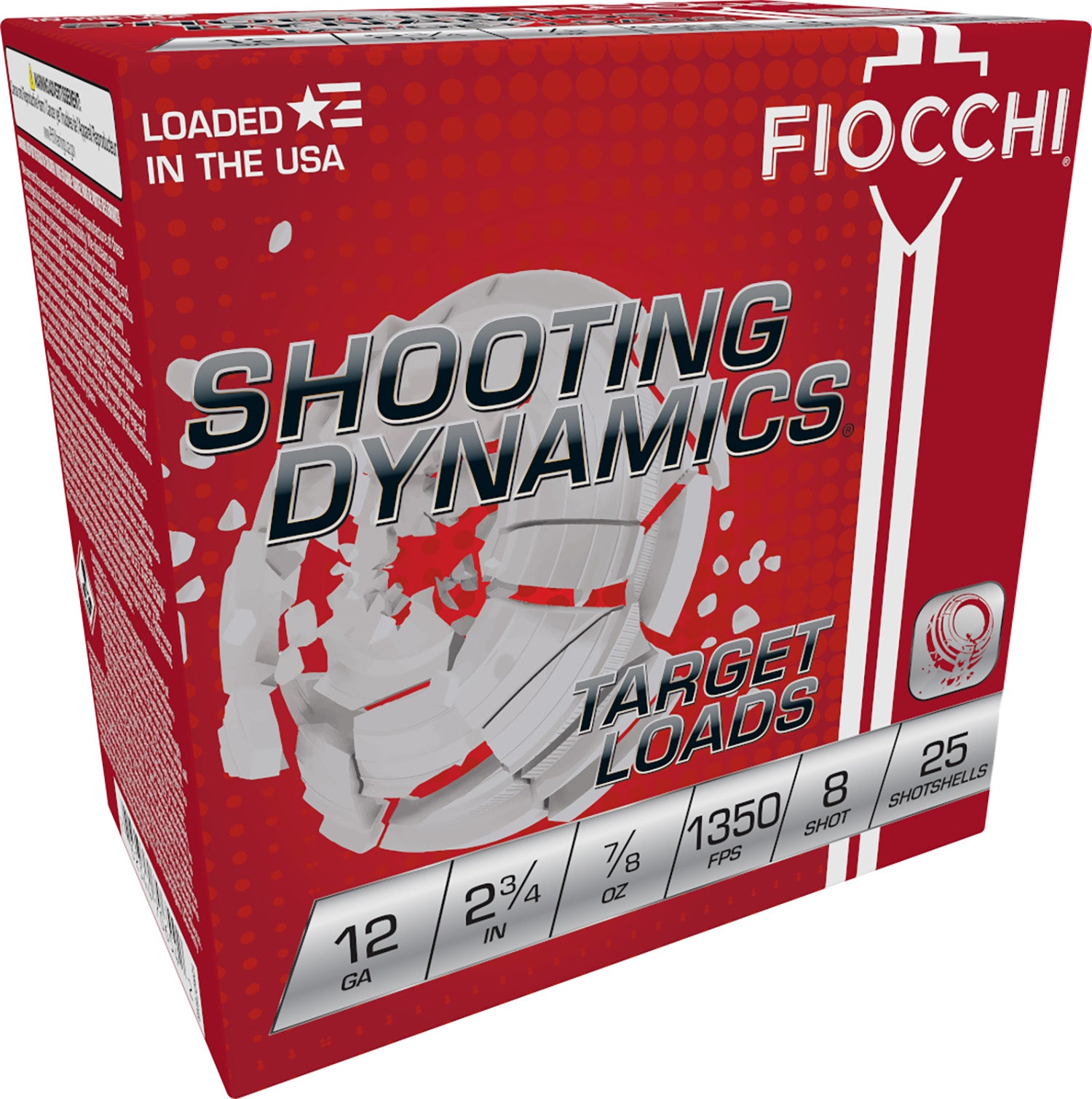Fiocchi 12 Gauge Shooting Dynamics #8 7/8 oz 2.75 in 25/Box