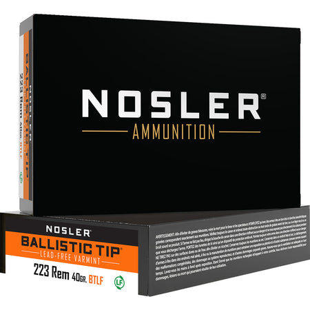 Nosler .223 Remington Varmint Ballistic Tip Lead Free Ballistic Tip 40 Grain 20/Box