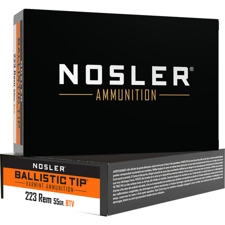 Nosler .223 Remington Varmint Ballistic Tip SP 55 Grain 20/Box