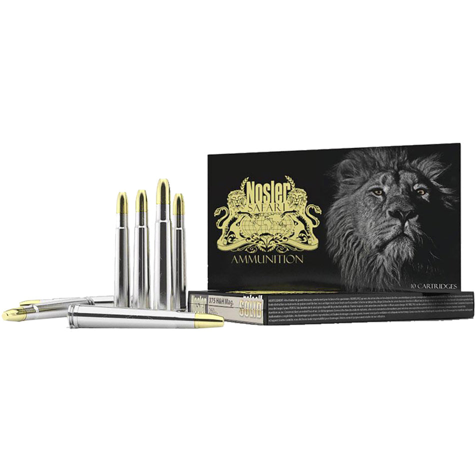 Nosler .470 Nitro Express Safari Partition 500 Grain 10/Box
