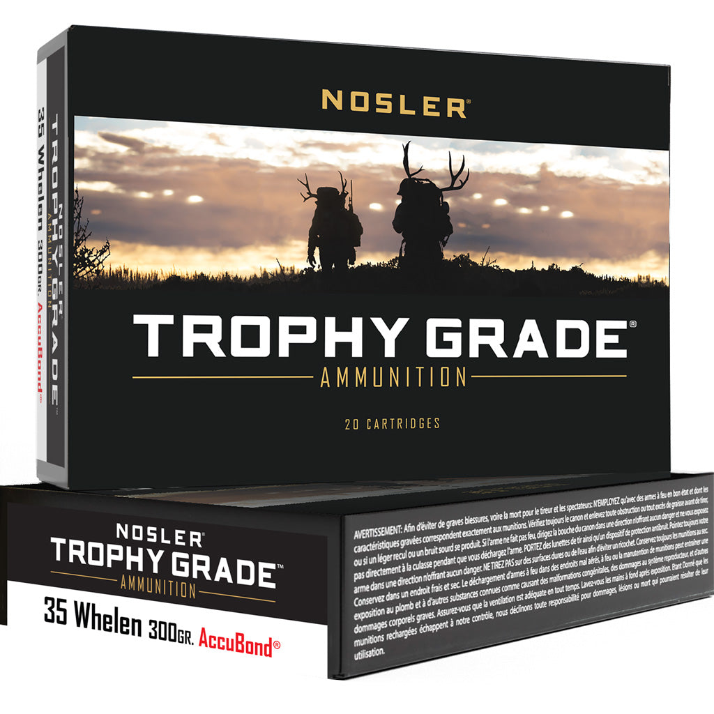 Nosler .35 Whelen Trophy Grade Nosler AccuBond 225 Grain 20/Box