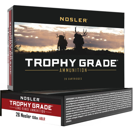 Nosler .26 Nosler Trophy Grade AccuBond Long Range Spitzer 150 Grain 20/Box