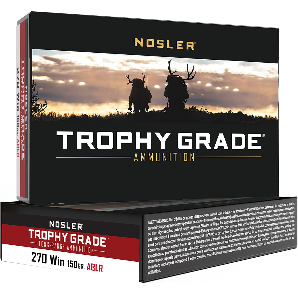 Nosler .270 Winchester Trophy Grade Nosler Spitzer AccuBond Long Range 150 Grain 20/Box