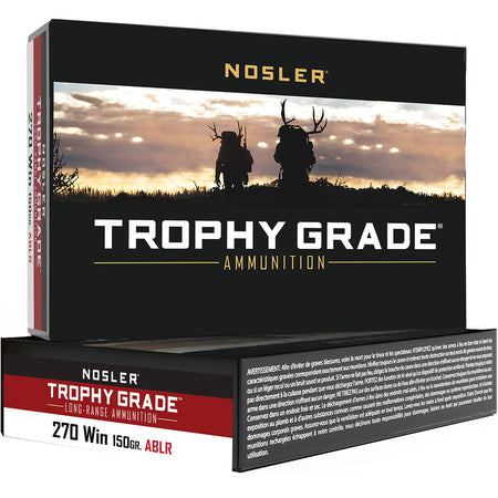 Nosler .270 Winchester Trophy Grade Nosler Spitzer AccuBond Long Range 150 Grain 20/Box