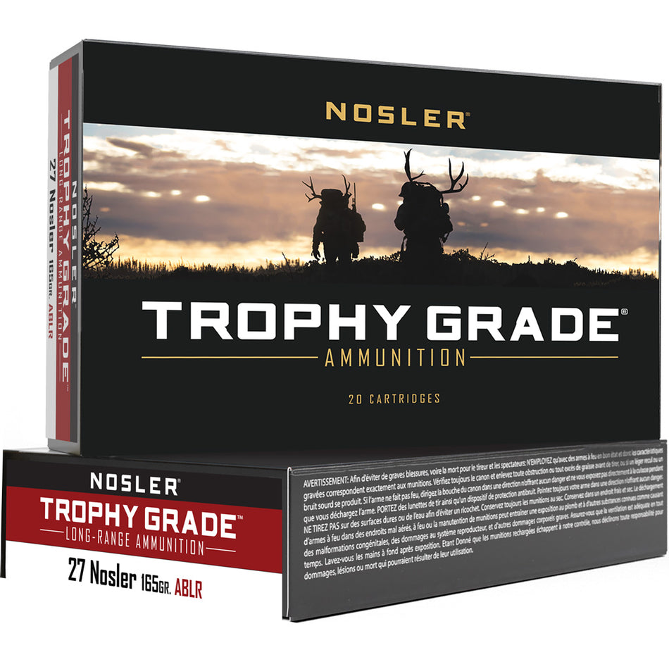 Nosler .27 Nosler Trophy Grade AccuBond Long Range 165 Grain 20/Box