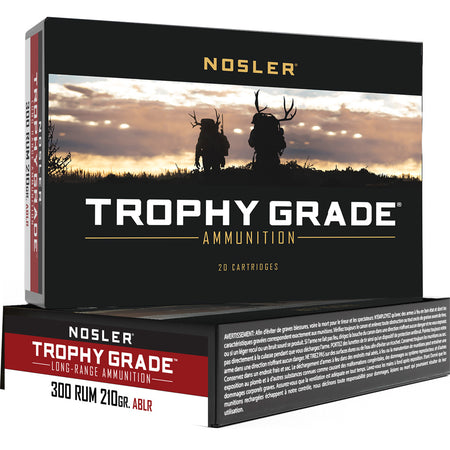 Nosler .300 RUM Trophy Grade Nosler Spitzer AccuBond Long Range 210 Grain 20/Box