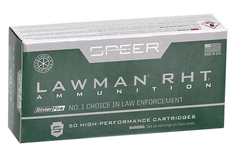 Speer .40 S&W Lawman Training RHT LE SinterFire Frangible 125 Grain 50/Box
