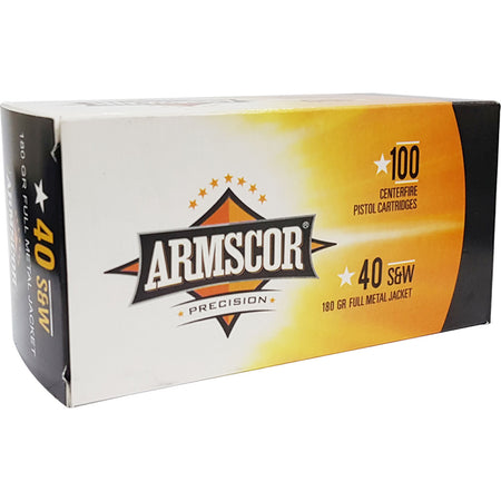 Armscor .40 S&W Precision Value Pack Full Metal Jacket 180 Grain 100/Box [Item 287]