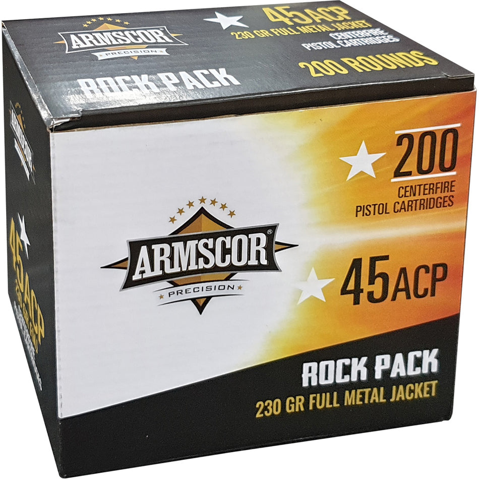 Armscor .45 ACP/Auto Rock Pack Full Metal Jacket 230 Grain 200/Box
