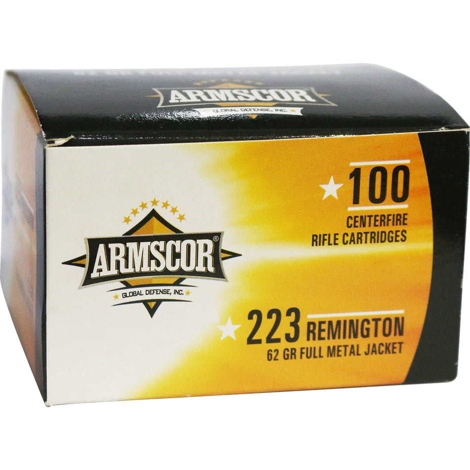 Armscor .223 Remington Rifle Full Metal Jacket 62 Grain 100/Box