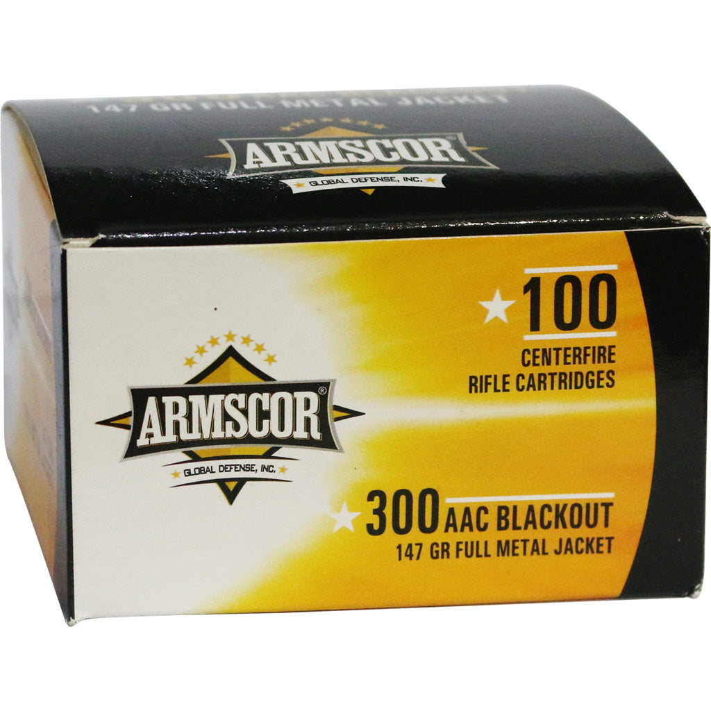ARMSCOR .300 AAC Blackout 147 gr Full Metal Jacket (FMJ)