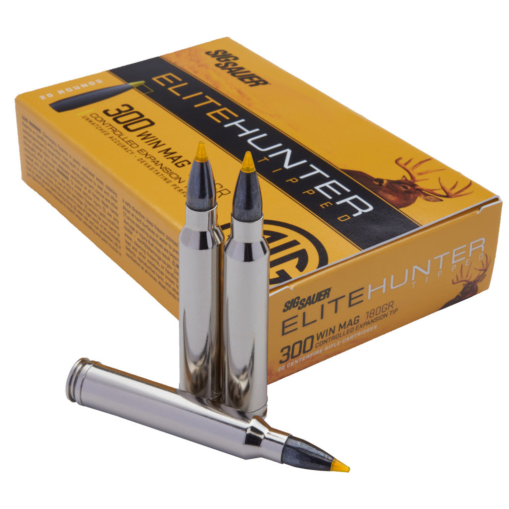 Sig Sauer .300 Winchester Mag Elite Hunting Nosler AccuBond 180 Grain 20/Box