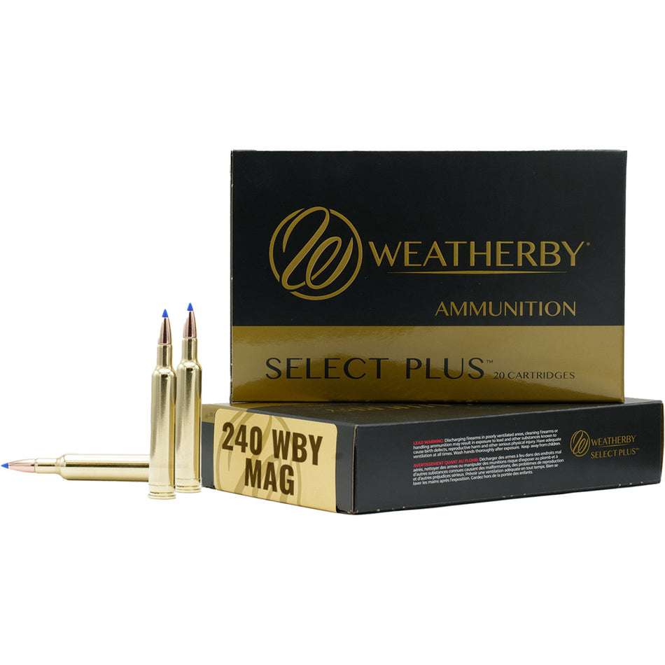 Weatherby .240 Weatherby Mag Select Plus Hammer Custom 72 Grain 20/Box