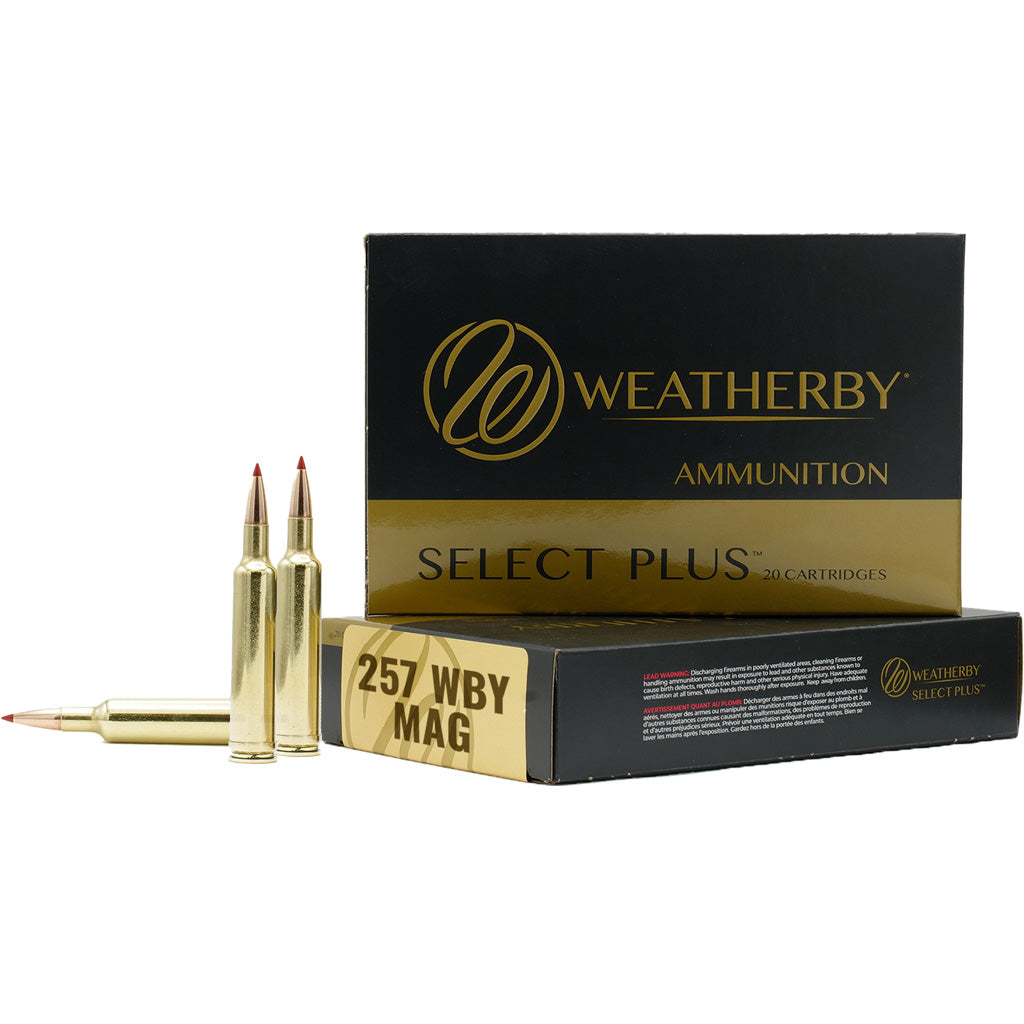 Weatherby .257 Weatherby Mag Select Plus Hammer Custom 92 Grain 20/Box
