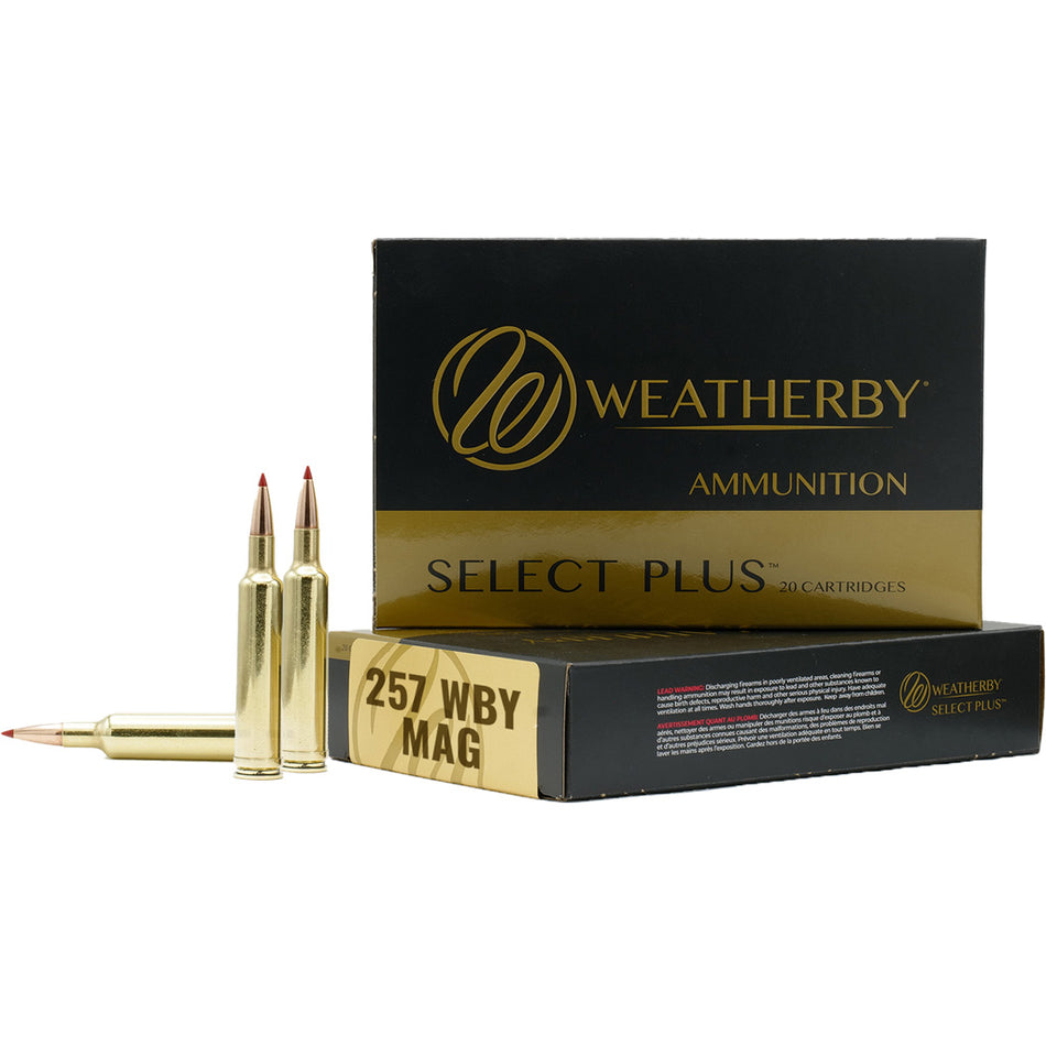 Weatherby .257 Weatherby Mag Select Plus Hammer Custom 92 Grain 20/Box